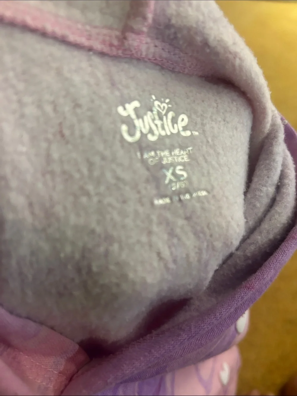 Justice hood scripted layering